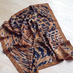 Lovely animal print scarf.
